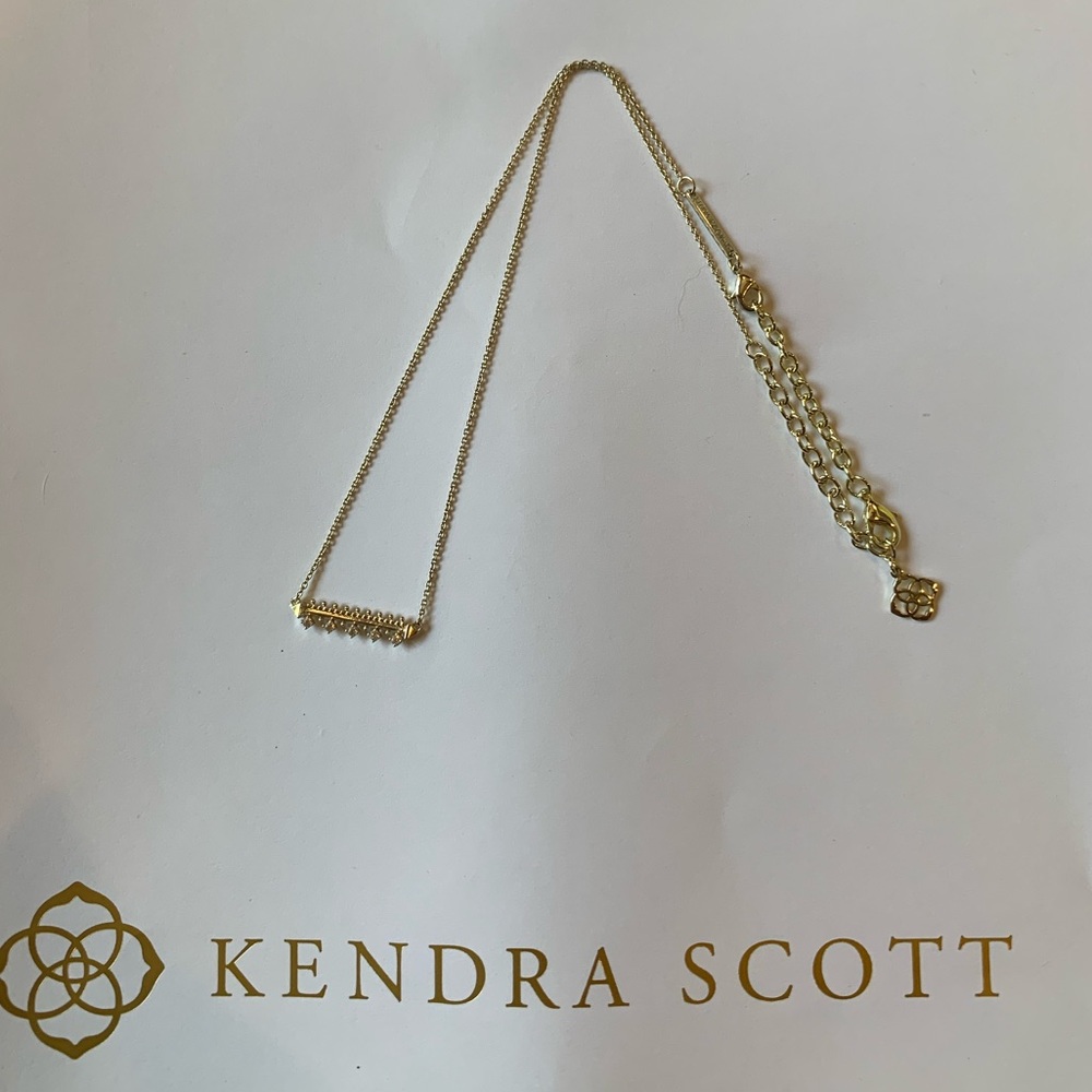 Kendra Scott Gold Anissa Necklace + extender
